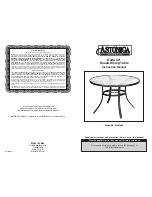 Preview for 1 page of Astonica 50105060 Instruction Manual