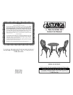 Astonica 50105221 Instruction Manual preview