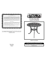 Preview for 1 page of Astonica 50105252 Instruction Manual