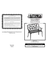 Preview for 1 page of Astonica 50105254 Instruction Manual