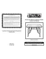 Preview for 1 page of Astonica 50105357 Instruction Manual