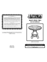 Preview for 1 page of Astonica 50105395 Instruction Manual