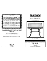 Preview for 1 page of Astonica 50105550 Instruction Manual