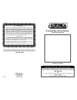 Preview for 1 page of Astonica 50107998 Instruction Manual