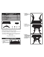 Preview for 2 page of Astonica BASKETWEAVE PATIO TABLE Instruction Manual