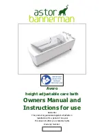 Astor-Bannerman Avero Owners Manual And Instructions For Use preview