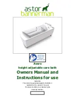 Astor-Bannerman Avero Owners Manual And Instructions For Use предпросмотр