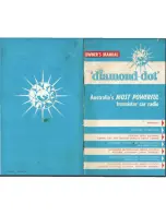 Astor diamond-dot Owner'S Manual preview