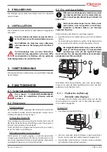 Предварительный просмотр 105 страницы Astoria 1GR Use And Maintenance Manual, Instructions For The User