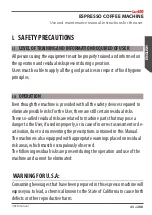 Preview for 43 page of Astoria Core600 AEP Use And Maintenance Manual, Instructions For The User