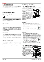 Preview for 96 page of Astoria Core600 AEP Use And Maintenance Manual, Instructions For The User