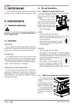 Preview for 136 page of Astoria Core600 AEP Use And Maintenance Manual, Instructions For The User