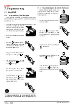 Preview for 144 page of Astoria Core600 AEP Use And Maintenance Manual, Instructions For The User