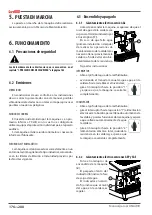 Preview for 176 page of Astoria Core600 AEP Use And Maintenance Manual, Instructions For The User