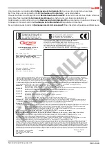 Preview for 283 page of Astoria Core600 AEP Use And Maintenance Manual, Instructions For The User