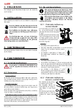 Preview for 104 page of Astoria Core600 AL Use And Maintenance Manual