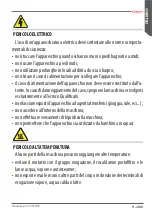 Preview for 9 page of Astoria GREEN LINE Plus 4 You TS SAEP Use And Maintenance Manual, Instructions For The User