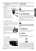 Preview for 73 page of Astoria GREEN LINE Plus 4 You TS SAEP Use And Maintenance Manual, Instructions For The User