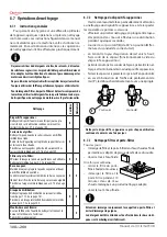 Preview for 108 page of Astoria GREEN LINE Plus 4 You TS SAEP Use And Maintenance Manual, Instructions For The User