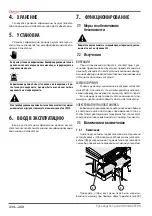 Preview for 234 page of Astoria GREEN LINE Plus 4 You TS SAEP Use And Maintenance Manual, Instructions For The User