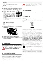 Preview for 62 page of Astoria Plus4YouTS Use And Maintenance Manual