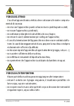 Preview for 9 page of Astoria SABRINA SAE DISPLAY Use And Maintenance Manual, Instructions For The User