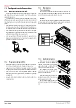 Preview for 20 page of Astoria SABRINA SAE DISPLAY Use And Maintenance Manual, Instructions For The User