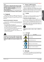 Предварительный просмотр 41 страницы Astoria SABRINA SAE DISPLAY Use And Maintenance Manual, Instructions For The User