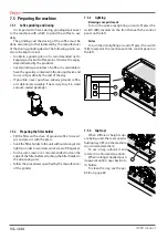 Preview for 54 page of Astoria SABRINA SAE DISPLAY Use And Maintenance Manual, Instructions For The User