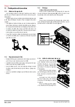 Preview for 88 page of Astoria SABRINA SAE DISPLAY Use And Maintenance Manual, Instructions For The User