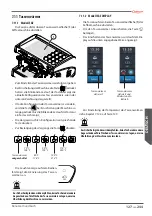 Предварительный просмотр 127 страницы Astoria SABRINA SAE DISPLAY Use And Maintenance Manual, Instructions For The User