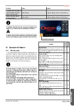 Preview for 203 page of Astoria SABRINA SAE DISPLAY Use And Maintenance Manual, Instructions For The User