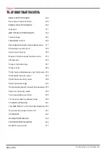 Preview for 242 page of Astoria SABRINA SAE DISPLAY Use And Maintenance Manual, Instructions For The User