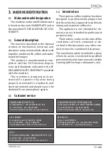 Preview for 11 page of Astoria Storm Use And Maintenance Manual, Instructions For The User