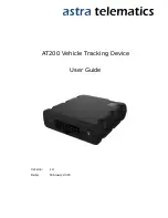 Preview for 1 page of astra telematics AT200 User Manual