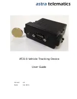 Preview for 1 page of astra telematics AT210 User Manual