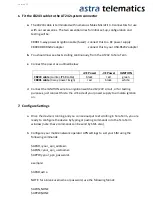 Preview for 4 page of astra telematics AT242 Quick Start Manual