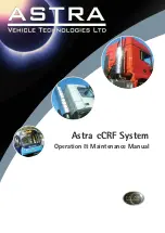 Astra cCRF Operation And Maintenance Manual предпросмотр