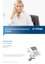 Предварительный просмотр 1 страницы Astra Dialog 4223 User Manual