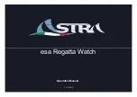 Предварительный просмотр 1 страницы Astra esa Regatta Operative Manual