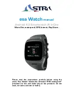 Astra esa Watch Manual preview