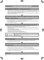 Предварительный просмотр 12 страницы Astra FAP-1001 Operation Manual