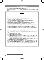 Предварительный просмотр 44 страницы Astra FAP-1001 Operation Manual