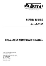 Astra G-120E Installation And Operation Manual preview