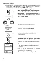 Предварительный просмотр 22 страницы Astra KA-700H Operation Manual