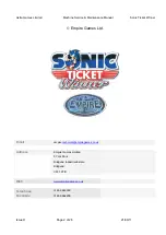 Preview for 2 page of Astra Sonic Ticket Winner-Redemption Service Maintenance Manual