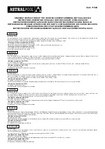 Предварительный просмотр 1 страницы Astralpool 11508 Assembly Instructions