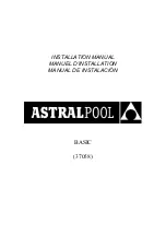 Предварительный просмотр 1 страницы Astralpool BASIC 37058 Installation Manual