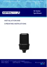 Astralpool Fluidra SX Series Installation And Operating Instructions Manual предпросмотр