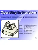 Astralpool Robotic Poll Cleaner Operating Instructions Manual preview